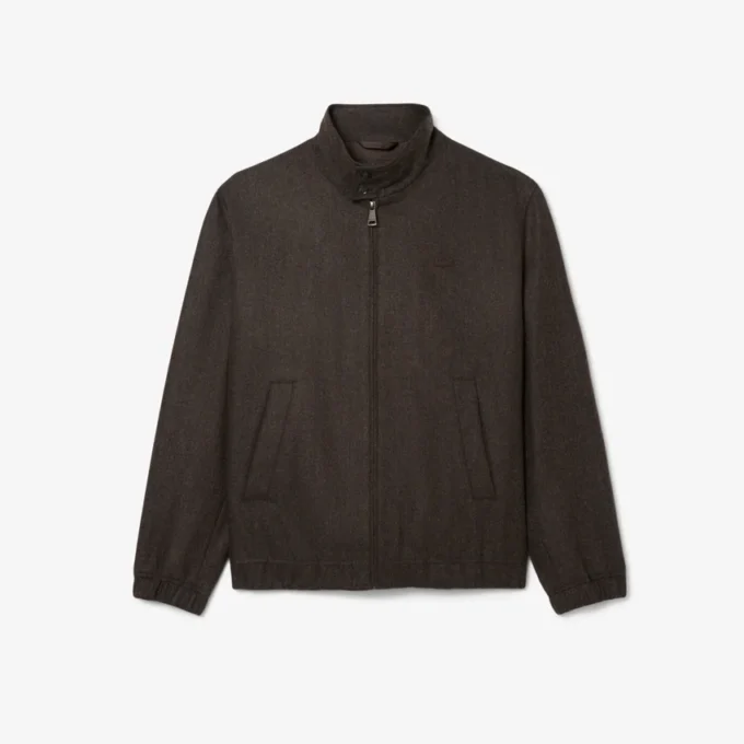 Erkek Yün Harrington Ceket