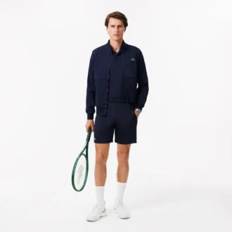 Erkekler İçin Normal Kesim Esnek Tenis Şortu