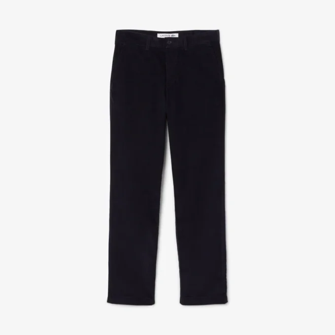 Erkekler İçin Normal Kesim Kadife Chino Pantolon
