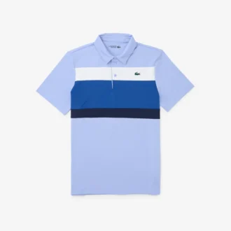 Erkekler İçin Normal Kesim Renk Bloklu Golf Polo Tişörtü