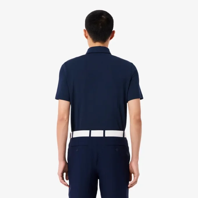 Erkekler İçin Normal Kesim Renk Bloklu Golf Polo Tişörtü