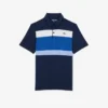 Erkekler İçin Normal Kesim Renk Bloklu Golf Polo Tişörtü
