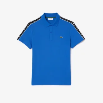 Erkekler İçin Normal Kesim Streç Mini Piqua Polo Tişört