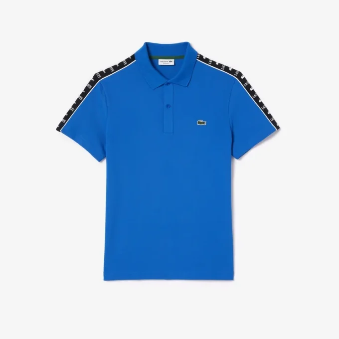 Erkekler İçin Normal Kesim Streç Mini Piqua Polo Tişört