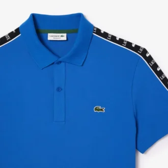 Erkekler İçin Normal Kesim Streç Mini Piqua Polo Tişört