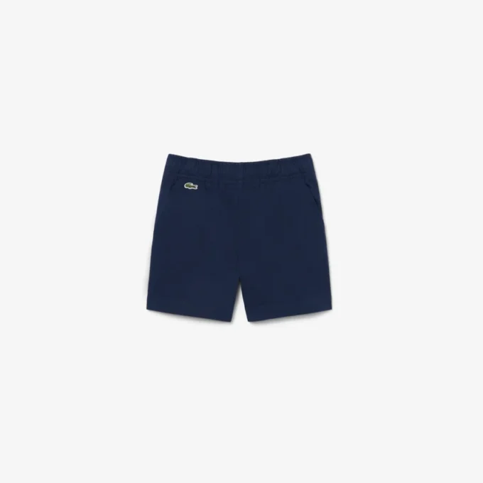 Esnek Pamuklu Twill Chino Şort