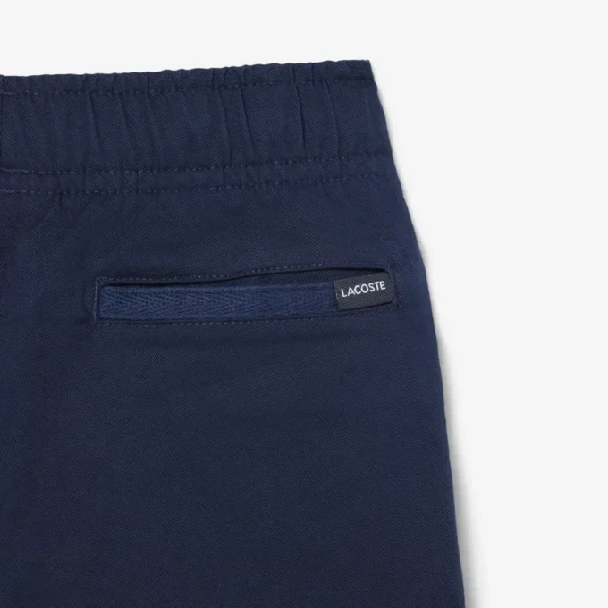 Esnek Pamuklu Twill Chino Şort