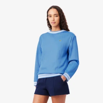 Fransa’da Üretilmiş Kayık Yaka Sweatshirt