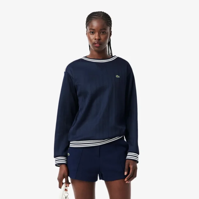 Fransa’da Üretilmiş Kayık Yaka Sweatshirt