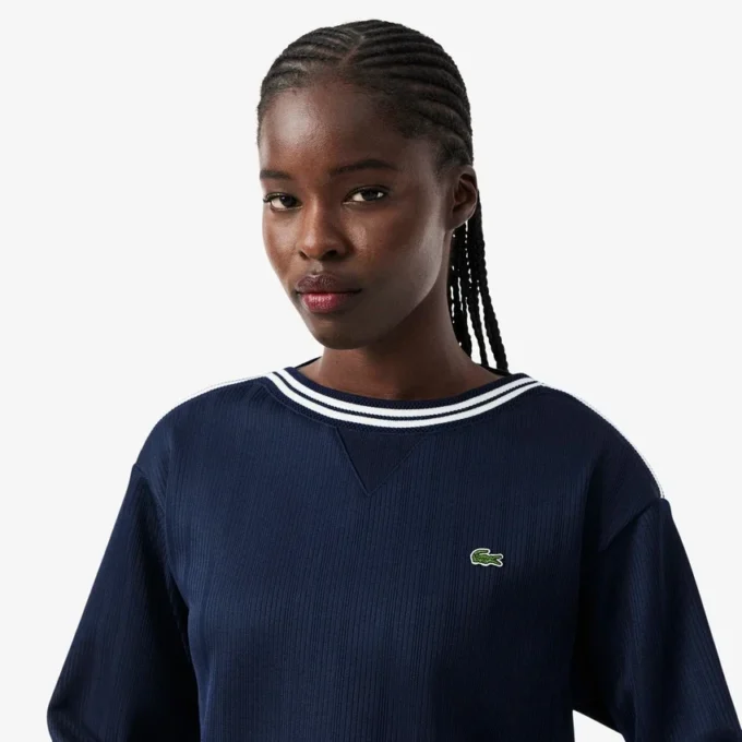 Fransa’da Üretilmiş Kayık Yaka Sweatshirt