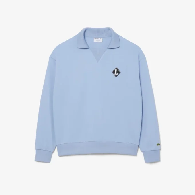 Fransa’da Üretilmiştir Polo Tişört Yakalı Sweatshirt