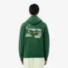 Golf Desenli Kapüşonlu Sweatshirt