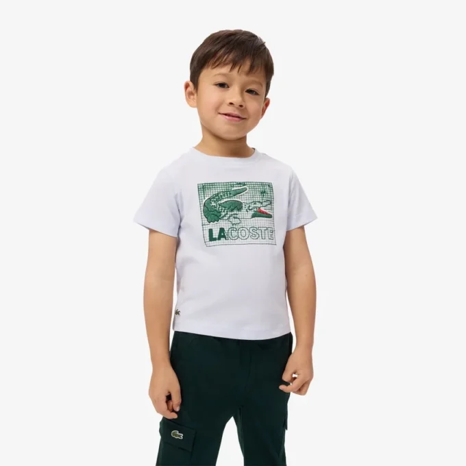Grafik Baskılı Pamuklu Tişört