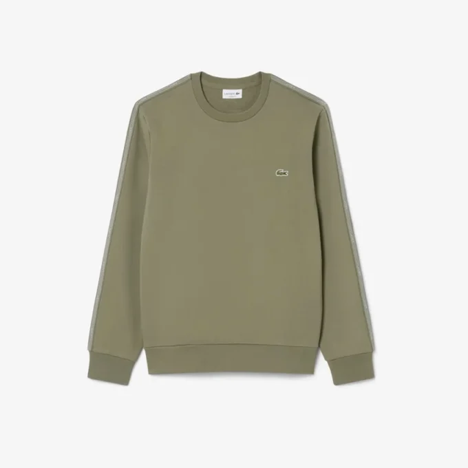 Çizgili Bantlı Polar Sweatshirt