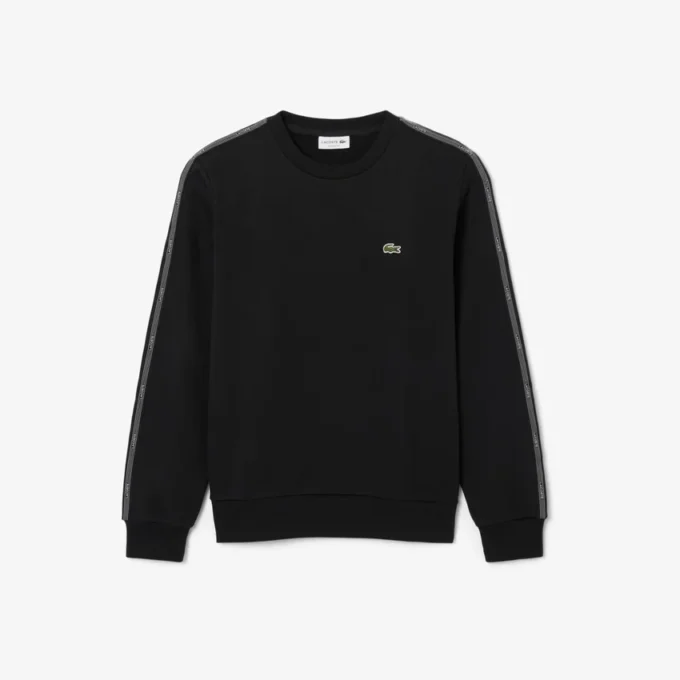 Çizgili Bantlı Polar Sweatshirt
