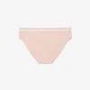 Çizgili Bel Pamuklu Slip