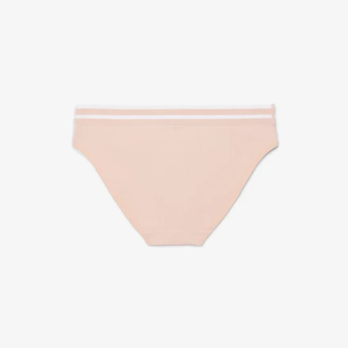 Çizgili Bel Pamuklu Slip