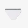 Çizgili Bel Pamuklu Slip