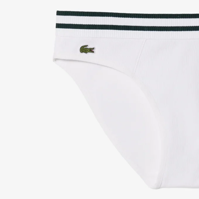 Çizgili Bel Pamuklu Slip