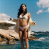 Çizgili Bel Pamuklu Slip