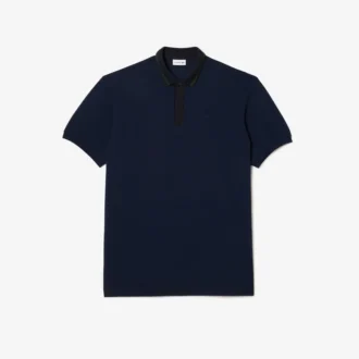Çizgili Piqua Yakalı Polo Tişört – Büyük Beden – Uzun Boy
