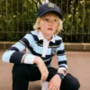 Çizgili Rugby Polo Tişört