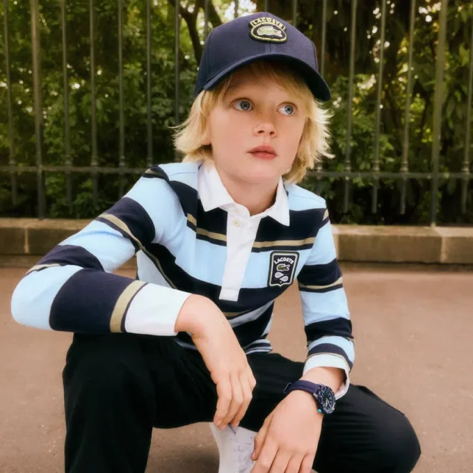 Çizgili Rugby Polo Tişört