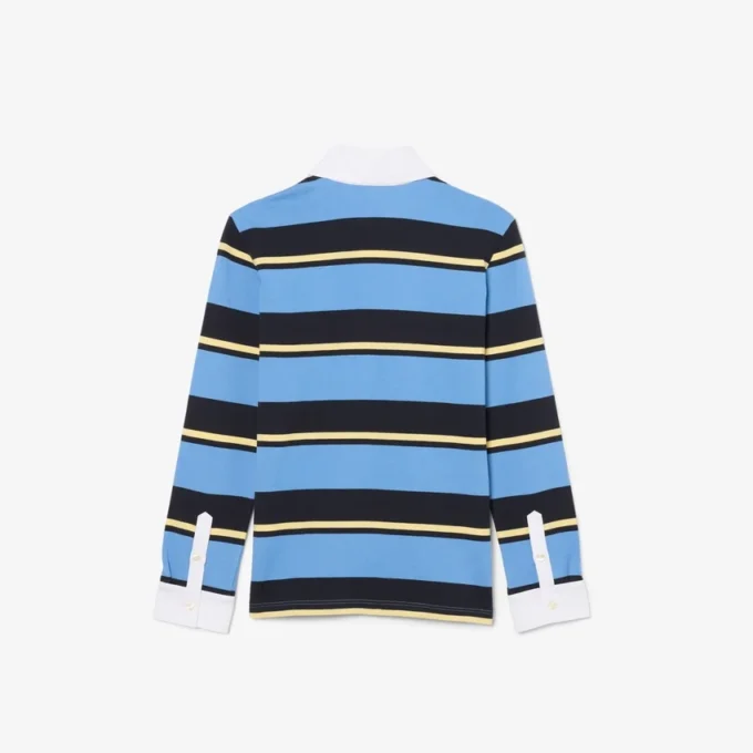 Çizgili Rugby Polo Tişört