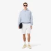 Kabartmalı Markalı Kapüşonlu Sweatshirt