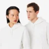 Kabartmalı Markalı Kapüşonlu Sweatshirt