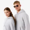 Kabartmalı Markalı Kapüşonlu Sweatshirt
