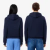 Kabartmalı Markalı Kapüşonlu Sweatshirt