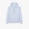 Kabartmalı Markalı Kapüşonlu Sweatshirt