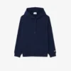 Kabartmalı Markalı Kapüşonlu Sweatshirt