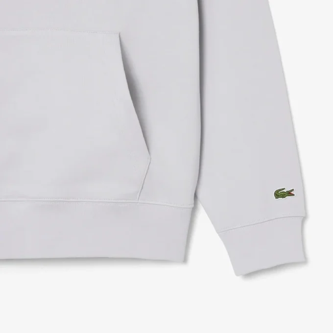 Kabartmalı Markalı Kapüşonlu Sweatshirt