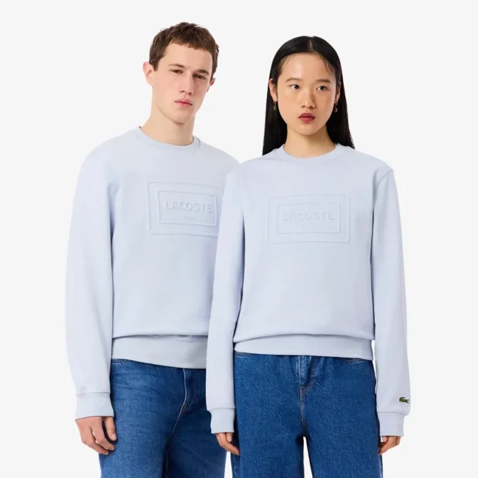 Kabartmalı Polar Sweatshirt