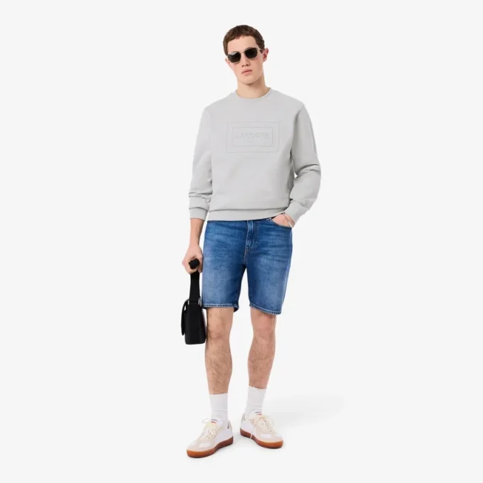 Kabartmalı Polar Sweatshirt