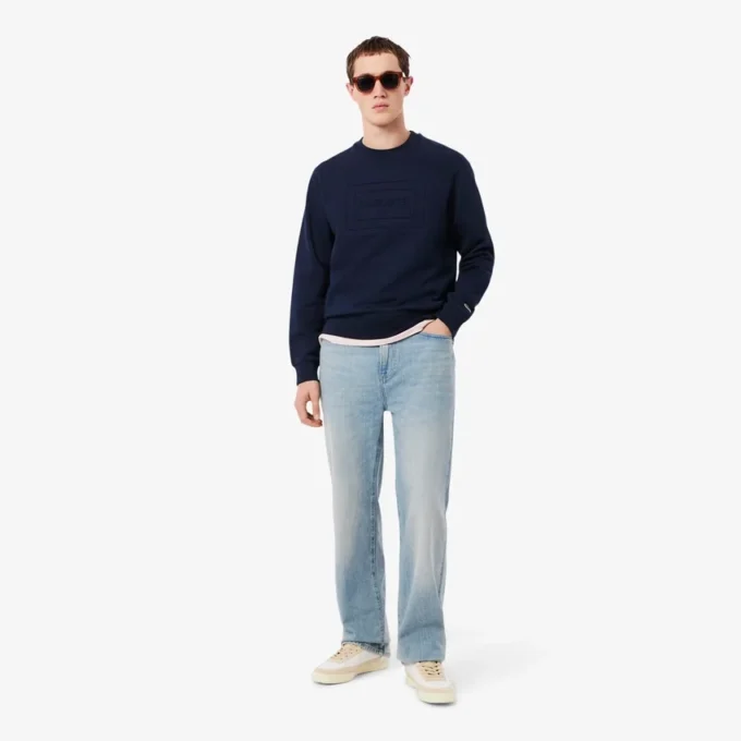 Kabartmalı Polar Sweatshirt