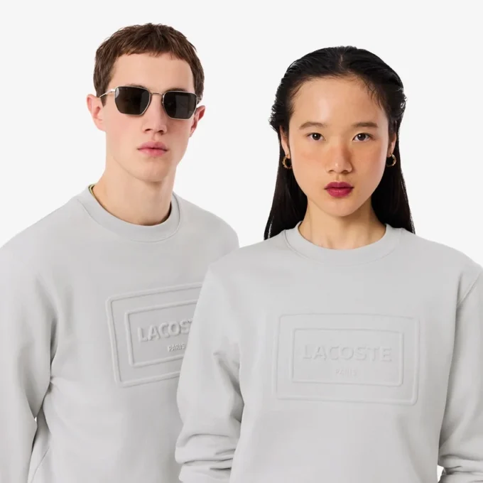 Kabartmalı Polar Sweatshirt