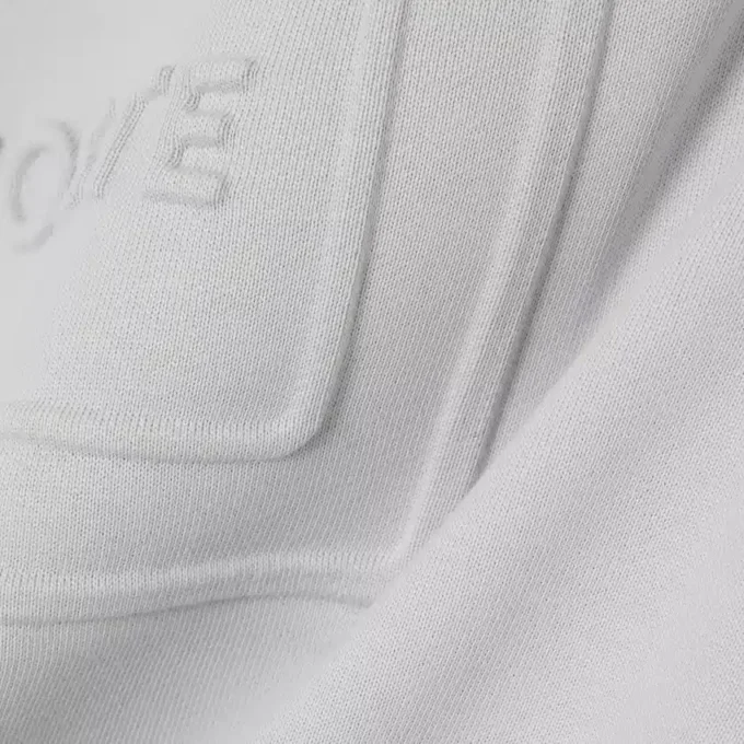 Kabartmalı Polar Sweatshirt
