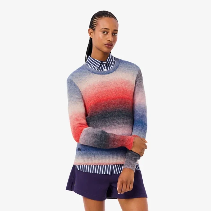 Kadın Crew Neck Ombra Kazak