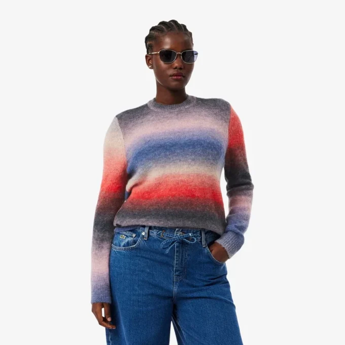 Kadın Crew Neck Ombra Kazak