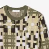 Kadın Crew Neck Yünlü Grafik Kazak