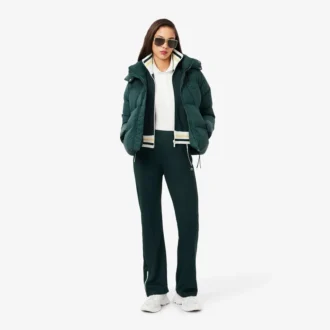 Kadın Fermuarlı Çizgili Sweatshirt