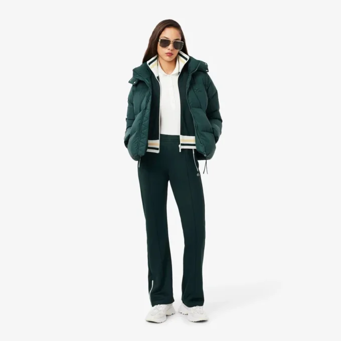 Kadın Fermuarlı Çizgili Sweatshirt