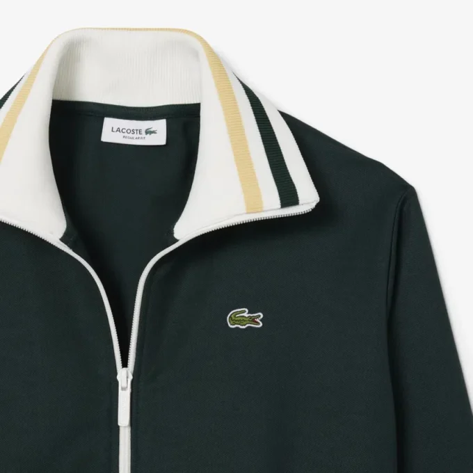 Kadın Fermuarlı Çizgili Sweatshirt