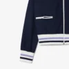 Kadın Fermuarlı Çizgili Sweatshirt