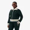 Kadın Fermuarlı Çizgili Sweatshirt
