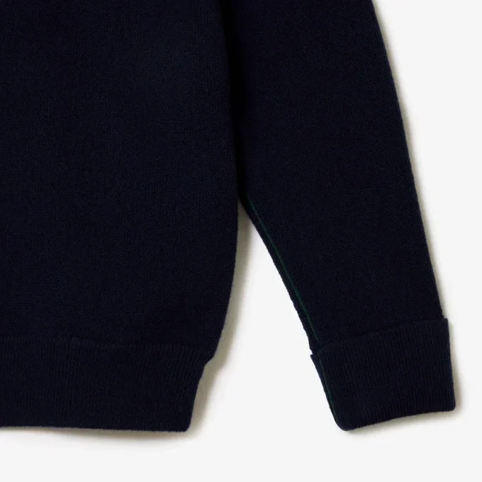 Kadın Geniş Kesim Yünlü Moss Stitch Kazak