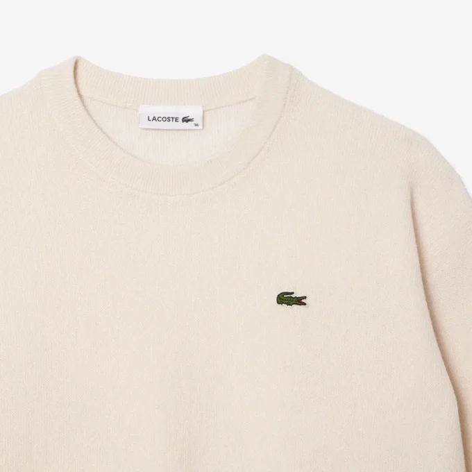 Kadın Geniş Kesim Yünlü Moss Stitch Kazak
